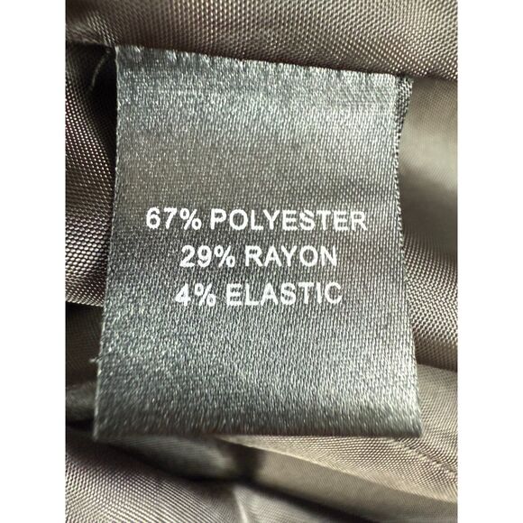 The Limited Women's Dark Brown Blazer Suit Jacket Polyester Rayon Stretch Size 4 - Picture 5 of 12